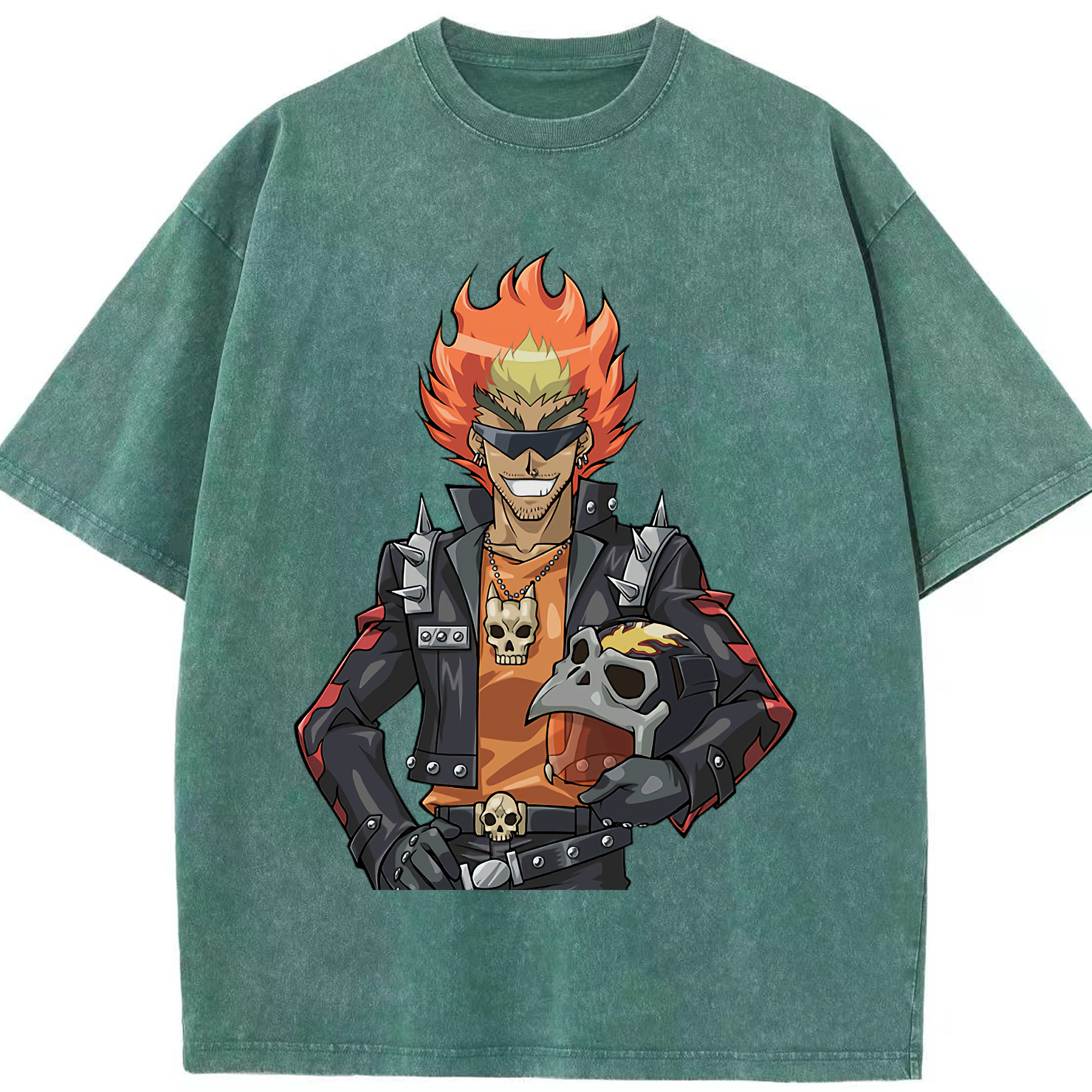 （画像用） 遊☆戯☆王 Yu-Gi-Oh! 綿100% ヴィンテージ風 半袖Tシャツ（フロントプリント）